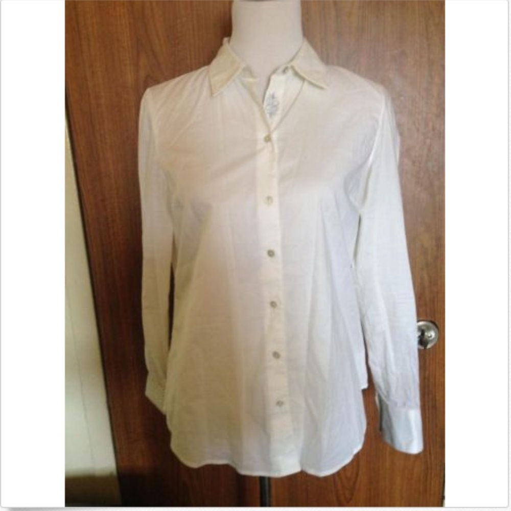 Robert Graham Slim Fit White Shirt SZ M